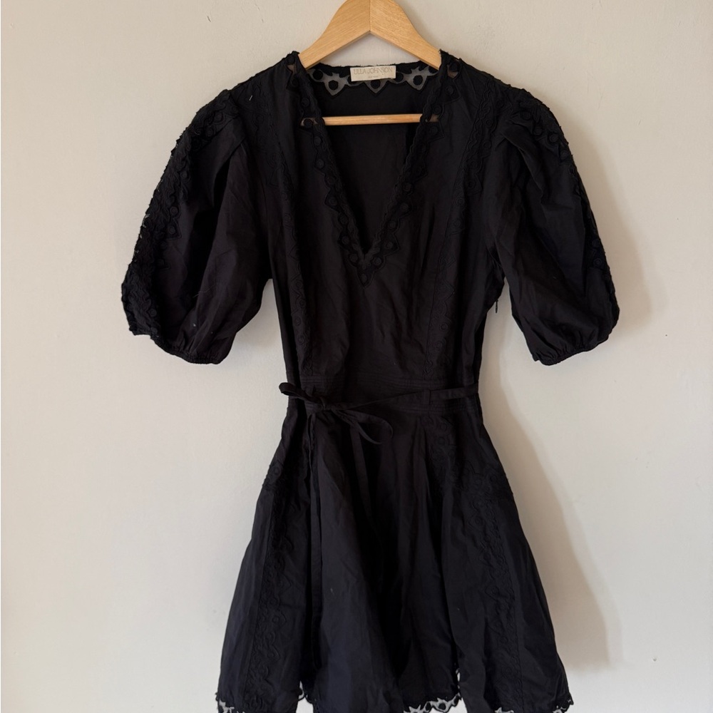 Ulla Johnson Camila Black Mini Dress - Picture 13 of 16